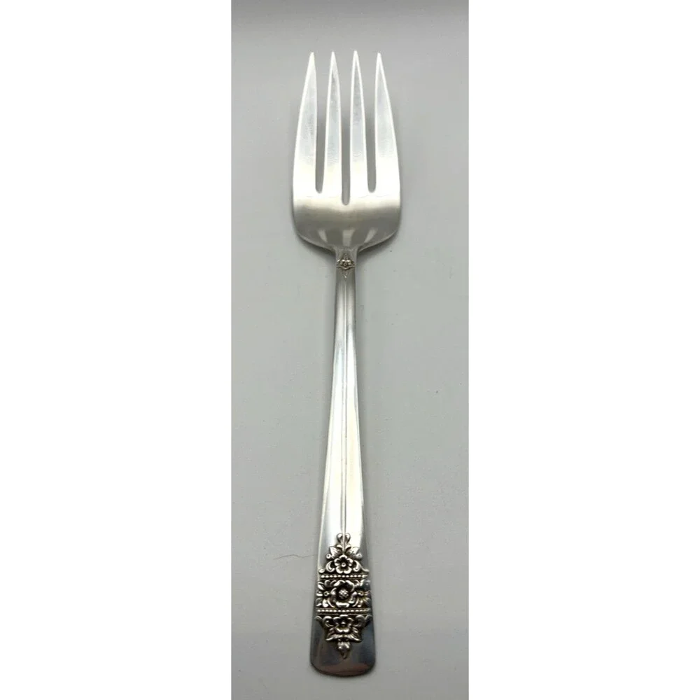 Rogers & Bros IS Silver Plated Serving Fork